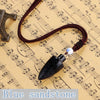 Men Women Party Necklace Bullet Pendant Natural Crystal Fine Jewelry Stone Rainbow Pingente Mermaid Shadowhunters