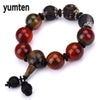 Men's Fashion Bracelet Natural Black Agate Jewelry Popular Gem Gift Beadslgbt Feyenoord Cozinha Love Handmade Dragon