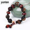 Men's Jewelry Crystal Bracelet Punk Popular Exaggeration Dance Retro Accessories Handmade Erkek Bileklik Wholesale 5 PCS