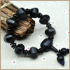 Natural Agate Bracelets Black Beads For Jewelry Making Casual Bracelet For Women Men Crystal Party Fine Jewelry Bag SL008