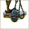 Natural Black Obsidian Buddha Pendant Necklace Trendy Women's Jewelry Bead Necklace Jade Woman Men Crystal Necklaces Buda