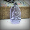 Natural Crystal Amethyst Pendant Necklaces Buddha Jewelry Women Men Buda Necklace Figure Fine Trendy Necklaces 30mm*50mm