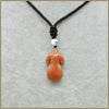 Natural Crystal Necklace Charms Luxurious Cheongsam Pendant Colier Collier Saphir Elegant Collares Mujer Creative Section