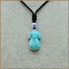 Natural Crystal Necklace Charms Luxurious Cheongsam Pendant Colier Collier Saphir Elegant Collares Mujer Creative Section