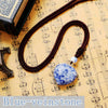 Natural Crystal Party Necklace Heart-Shaped Pendant Fine Jewelry Rhinestone Sapphire Dragon Collares Hombre Body Chain