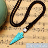 Natural Stone Arrow Pendant Rope Chain Necklace Crystal Jewelry Choker Rhinestone Malachite Tiger Eye Opal Ketting Quartz