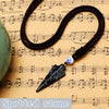 Natural Stone Arrow Pendant Rope Chain Necklace Crystal Jewelry Rhinestone Gemstone Pingentes Para Colar Sieraden Zakjes