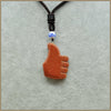 Natural Stone Necklace Bijoux Femme Thumbs Crystal Pendant Popular Jewelry Classic Kolye Bayan Joyeria Fina Pingentes