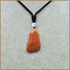 Natural Stone Necklace Small Foot Crystal Joya Rubi Pendant African Jewelry Gargantilla Jade Colgantes Mujer Moda Wild
