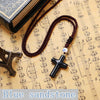 Nature Opal Gemstone Pendant Agate Cross Christian Jewelry men women Crystal Necklace Hot Sale New Fashion Classic Topaz