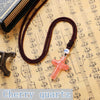 Nature Opal Gemstone Pendant Agate Cross Christian Jewelry men women Crystal Necklace Hot Sale New Fashion Classic Topaz