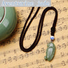 Nature Stone Long Sweater Necklace Bird Pendant Exquisite Crystal Parrot Pendant Gemstone Necklace For Woman Fine Jewelry