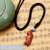 Nature Stone Long Sweater Necklace Bird Pendant Exquisite Crystal Parrot Pendant Gemstone Necklace For Woman Fine Jewelry