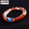 New Love Heart Red Agate Womens Bracelet 925 Sterling Silver Butterfly Ladies Bijoux Femme Berloques Para Pulsera 925