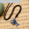 Party Necklace Dolphin Pendant Popular Natural Crystal Fine Jewelry Rhinestone Turquoise Granate Taki Skyrim Sailor Gift