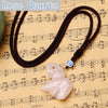 Party Necklace Elephant Pendant Crystal Natural Stone Jewelry Gem Peridot Opal Teen Wolf Stainless Steel Sieraden Moon