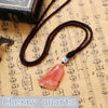 Party Necklace Feet Small Pendant Natural Moonstone Jewelry Ruby Cute Charms Dragon Woman Vintage Dragon Collares Jasper
