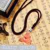 Party Necklace Gem Pendant Natural Crystal Fine Women Jewelry Stone Tiger Eye Agate Boho Bijoux Angel Accesorios Mujer