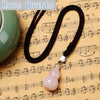 Party Necklace Gourd Pendant Natural Crystal Fine Jewelry Rhinestone Turquoise Granate Taki Skyrim Sailor Steampunk Snake