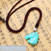 Party Necklace Horse Head Pendant Natural Crystal Fine Popular Jewelry Popular Accessories Chocker Bijoux Angel Pingente