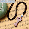 Party Necklace Key Pendant Popular Natural Stone Fine Jewelry Rhinestone Turquoise Granate Sailor Moon Punk Joyas Panda
