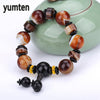 Popular Bracelet Men Natural Chalcedony Fashion Jewelry Beadslgbt Feyenoord Cozinha Power Chakra Sieraden Wholesale 5 PCS
