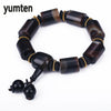 Popular Jewelry Men Bracelets Natural Old Agate Survival Exaggeration Handmade Accessories Women Bracelet