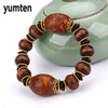 Popular Men's Bracelet Natural Picture Stone Jewelry Fashion Gem Accessories Beads Lgbt Gift Men Wholesale 5 PCS