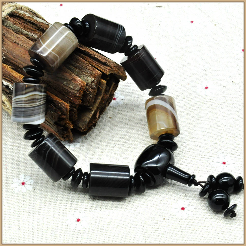 Pulseras Mujer Bracelets For Women Men 2020 Agate Bracelet Casual Bracelet Crystal Natural Stone Party Fine Jewellery Bag