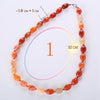 Red Agate Necklace Female Choker Bohemian Women Jewelry Popular Bead Chain Statement Accessories Collier Femme Ethnique