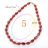 Red Agate Necklace Female Choker Bohemian Women Jewelry Popular Bead Chain Statement Accessories Collier Femme Ethnique