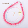 Red Agate Necklace Female Choker Bohemian Women Jewelry Popular Bead Chain Statement Accessories Collier Femme Ethnique