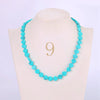 Rose Quartz Necklace Love Heart Choker Pink Crystal Jewelry Women Bead Chain Vintage Femme Accessories Turquoise Bijoux