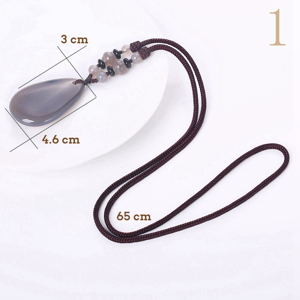 Rose Quartz Necklace Women Long Sweater Chain Love Heart Pendant Couple Jewelry Femme Accessories Natural Crystal Bead