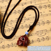 Stone Skull Pendant Necklace Mexican D of the Dead Accessories Coco Retro Jewelry Crystal Choker Halloween Decorations