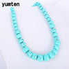 Turquoise Necklace Wholesale Colar Masculino Women Fashion Punk Treatment Natural Crystal Gemstone Jewelry Accessories
