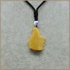 Unisex Party Natrual Agate Stone Sweater chain Pendant Necklaces Figure Big Finger Fabulous Pendant Necklaces Romantic