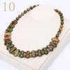 Women Big Necklace Vintage Man Power Gem Natural Stone Ethnic Jewelry Statement Female Accessories Fashion Pendant Reiki