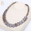 Women Big Necklace Vintage Man Power Gem Natural Stone Ethnic Jewelry Statement Female Accessories Fashion Pendant Reiki