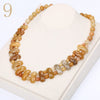 Women Big Necklace Vintage Man Power Gem Natural Stone Ethnic Jewelry Statement Female Accessories Fashion Pendant Reiki