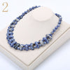 Women Big Necklace Vintage Man Power Gem Natural Stone Ethnic Jewelry Statement Female Accessories Fashion Pendant Reiki
