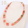 Women Rainbow Necklace Ethnic Men Big Choker Stone Jewelry Statement Female Vintage Accessories Fashion Healing Pendant