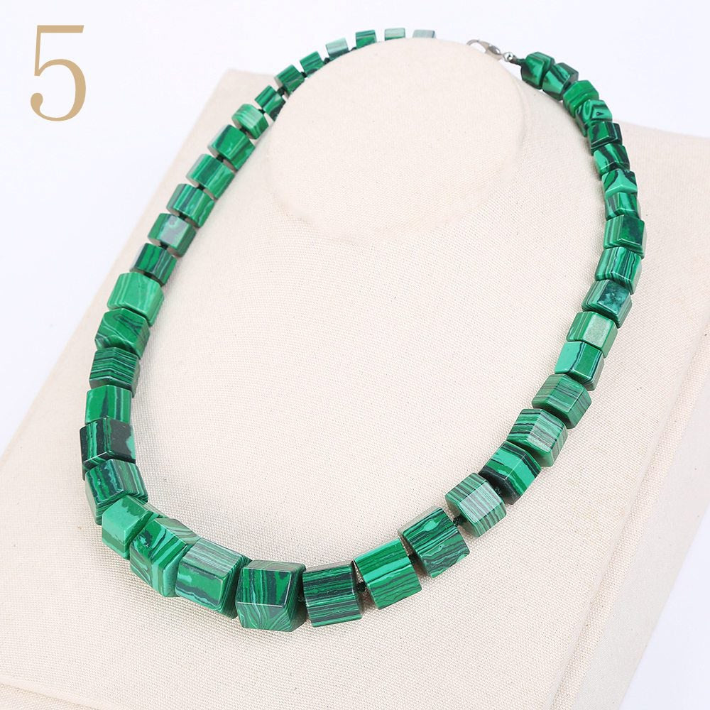 Women Rainbow Necklace Ethnic Men Big Choker Stone Jewelry Statement Female Vintage Accessories Fashion Healing Pendant