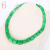 Women Rainbow Necklace Ethnic Men Big Choker Stone Jewelry Statement Female Vintage Accessories Fashion Healing Pendant