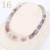 Women Rainbow Necklace Ethnic Men Big Choker Stone Jewelry Statement Female Vintage Accessories Fashion Healing Pendant