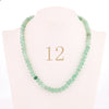 Yellow Topaz Necklace Bead Chain Choker Women Clavicle Chain Popular Femme Jewelry Malachite Accessories Collares Mujer