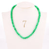 Yellow Topaz Necklace Bead Chain Choker Women Clavicle Chain Popular Femme Jewelry Malachite Accessories Collares Mujer