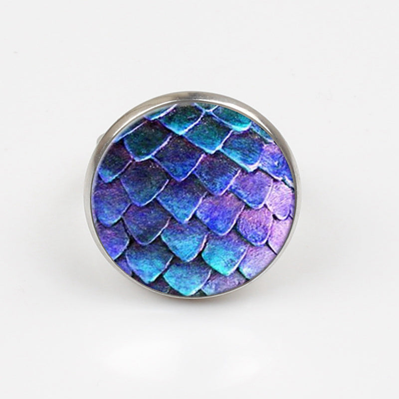 2020 Wholesale Ring Large Egg Glass Dome Game Ring Game Of Thrones Dragon Egg Dragon Ring Jewelry