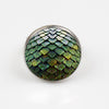 2020 Wholesale Ring Large Egg Glass Dome Game Ring Game Of Thrones Dragon Egg Dragon Ring Jewelry