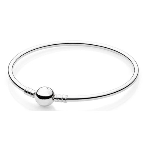 ZEG High Quality 100% Sliver Official Copy 1:1 Pan Bracelet Have Logo Women Fashion Jewerly Free Mail